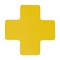 Brady ToughStripe Max Floor Marking Cross 2 in W x 5 in H Yellow, 5PK 177064 - alternate 1