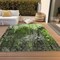 Homeroots 3' X 5' Green And Lime Green Abstract Washable Indoor Outdoor Area Rug 577241 - alternate 6