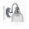 Jonathan Y Virginia 5.75" 1-Light Metal/Glass LED Vanity Light, Chrome JYL7407A - alternate 8