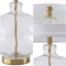 Jonathan Y Rae 26.5 in. Modern Glam Glass/Metal Gourd LED Table Lamp, Clear/Brass Gold JYL1067C - alternate 8