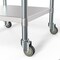 Koolmore 30'' x 30'' 18-Gauge 304 Stainless Steel Commercial Work Table with Casters CT3030-18C - alternate 8