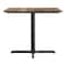 Flash Furniture Commercial 36" Natural HPL Tabletop with Black Table Height X Base ST-SQ36-NAT-T3030-GG - alternate 9