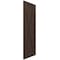Ekena Millwork True Fit PVC Single X-Board Farmhouse Fixed Mount Shutters, Raisin Brown, 12W x 32H, PR TFP001FH12X032TB - alternate 10
