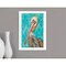 Homeroots Pelican II White Framed Print Wall Art 415438 - alternate 4