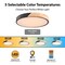 Vaxcel Everette 16.5-In. LED Flush Mount Ceiling Light, Black and Natural Wood, RGB, Remote C0360 - alternate 7