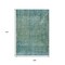 Homeroots 9' X 12' Teal Blue And Ivory Abstract Washable Indoor Outdoor Area Rug 631105 - alternate 7