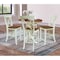 Whitewood Industries Rectangular Fixed Top Extension Pedestal Dining Table W/ 4 Counter Height Stools, 36 in W, 48 in H K79-36RXT-6B-S6132-4 - alternate 3