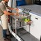Wrightmaster 20.9 in. x 13.8 in. Freestanding Stainless Steel 1-Compartment Commercial Kitchen Sink with Faucet ZOR-sink-53 - alternate 4