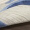 Homeroots 5' Blue And Gray Round Floral Indoor Outdoor Area Rug 545016 - alternate 8