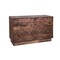 Homeroots 57" Brown Carved Abstract Solid Wood Six Drawer Dresser 661221 - alternate 7