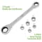 Vts 7-In-One Double Ring Box End Ratchet Wrench Set, SAE VT7RWSAE - alternate 5