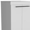 Homeroots 24" White And Black Wood Freestanding Bathroom Vanity With White Sink 543627 - alternate 4