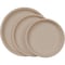 Bakken- Swiss White Marble Nonstick Pizza Pan Set of 3, Carbon Steel, Oven Safe, Dishwasher Safe, Easy Cleanup BKPIZA3MRWHT - alternate 1