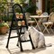 Wrightmaster 3.7 ft. Steel Step Ladder, 8 ft. Reach with Tool Rack and Sponge Armrest, 300 lb. Capacity ZoroBLACK-4 - alternate 5