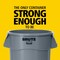 Rubbermaid Commercial BRUTE Trash Can, Round, 55 gal Capacity, 26 1/2 in W, 33 in H, White FG265500WHT - alternate 6