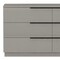 Homeroots 62" Gray Wood Six Drawer Double Dresser 714492 - alternate 4