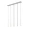 Z-Lite Forest 5 Light Linear Chandelier, Brushed Nickel, 42 In W 919MP24-5L-BN-LED - alternate 1