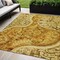 Homeroots 5' X 8' Terra Cotta Brown And Gold Floral Medallion Washable Indoor Outdoor Area Rug 603204 - alternate 1