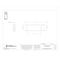 Zoro Select Single Wire Tab Lock Safety Pin, 5/64 in Dia, 1-11/16 in Usable Lg, 2-3/4 in Shank Lg, 25 PK U39632.009.0168 - alternate 3