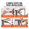 Vevor Rivet Nut Tool 16in Rivnut Tool Kit 13 PCS Mandrels and 186 PCS Rivet Nuts, 13PK DY-8804 - alternate 5