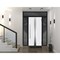 Vdomdoors Steel Door Deux 1744 Natural Oak 2 Sidelight and Transom Black Window Stainless Inserts Single Mode DEUX1744EXD-OAKB-W14+36+14xH80+16-LH-O - alternate 12