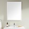 Homeroots 42" White Bathroom Vanity Mirror 607227 - alternate 1