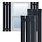 Ekena Millwork True Fit PVC Three Board Spaced Board-n-Batten Shutters, Starless Night Blue, 17 1/8W x 32H, PR TFP101SBF17X032OB - alternate 1