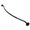 Simple Spaces Shower Curtain Rod, 13.5 lb, 52 to 72 in L Adjustable, 1 in Dia Rod, Steel, Matte SD-CSR-BK - alternate 1