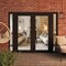 Vdomdoors Front Exterior Prehung Metal-Plastic Double Doors Clear Glass / MANUX 8666 Matte Black / Office Com MANUX8666DEXD-BLK-W14+72+14xH80-RH-I - alternate 3