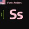 Aacc Self-Adhesive Vinyl Letter: s, Scale: 17 cm. Color: Pink Font: Anders by AACC-Anders-ls-Pink-M17x1 - alternate 1