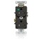 Leviton Duplex Outlet, Black 20A, 125V, TR T8300-E - alternate 1