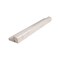Apollo Tile Beige 2x12 Crystal Sand Marble Polished Chair Rail Tile Trim 1.67 sqft/case, 10PK APLMSH882PA - alternate 6