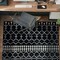 World Rug Gallery Bohemian Trellis Area Rug 4 ft x 6 ft Black WR96BLACK4X6 - alternate 1