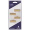 Hardware Resources KasaWare 1-1/2'' Overall Length Brushed Gold Cabinet T-Knob, 4PK K294BG-4 - alternate 1