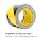 3M Safety Floor Tape Backing: Vinyl, Adhesive: Rubber Black/Yellow, 3 in W x 4.2 mil Thick 5702 - alternate 4