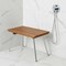 Homeroots 16" X 30" Brown Teak Rectangular Shower Bench 549381 - alternate 4