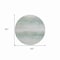 Homeroots 8' Linen Round Striped Washable Indoor Outdoor Area Rug 608481 - alternate 5