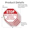 Signmission Stop No Forklifts Beyond This Point, 4 inch X 4 inch, Vinyl Decal, 5PK OC-D-5PACK-4-59 - alternate 3