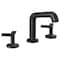 Brizo Kintsu Widespread Lavatory Faucet with Angled Spout, Less Handles Matte Black 65307LF-BLLHP - alternate 5