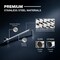 Supplygiant 16 in Shower Arm 90 Degree Stainless Steel Rain Shower Head Extension Arm with Flange, Chrome Finish 74-TB38BG-D - alternate 7