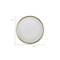 Homeroots 10" Gold Round Iron Textured Framed Accent Mirror 485069 - alternate 3