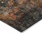 Homeroots 5' X 8' Copper Terra Cotta And Black Abstract Washable Indoor Outdoor Area Rug 606099 - alternate 5