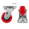 Hyw Products Heavy Duty Caster 4in Polyurethane on Plastic Wheel, Swivel 40-40S-A1-PU - alternate 3