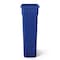 Suncast Commercial 23 GALLON SLIM TRASH CAN, BLUE, WITH RECYCLE LOGO TCN2030BLR - alternate 4