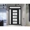 Vdomdoors Front Exterior Prehung FiberGlass Door Frosted Glass / Manux 8002 Matte Black / 2 Sidelight and Tra MANUX8002EXD-BLK-W14+30+14 x H80+14-RH - alternate 3