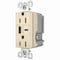 Legrand radiant USB Outlet, 15 A, 125 V, Type A, C USB, NEMA: NEMA 5-15R, Light Almond R26USBAC6LACCV4 - alternate 5