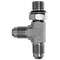 Gates Male O-Ring Boss to Male JIC 37 Flare to Male JIC 37 Flare - Tee SAE to SAE G60352-1212 - alternate 3