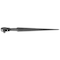 Klein Tools 1/2" Drive 24 Geared Teeth Pear Head Style Hand Ratchet, 15" L, Black Oxide Finish 3238 - alternate 1