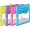 Enday Three-Ring View Binder, O-Ring, Assorted Colors, 1/2 Inch, 4PK END-1612-4 - alternate 1