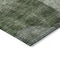 Homeroots 8' Fern Green And Gray Round Geometric Washable Indoor Outdoor Area Rug 604320 - alternate 4